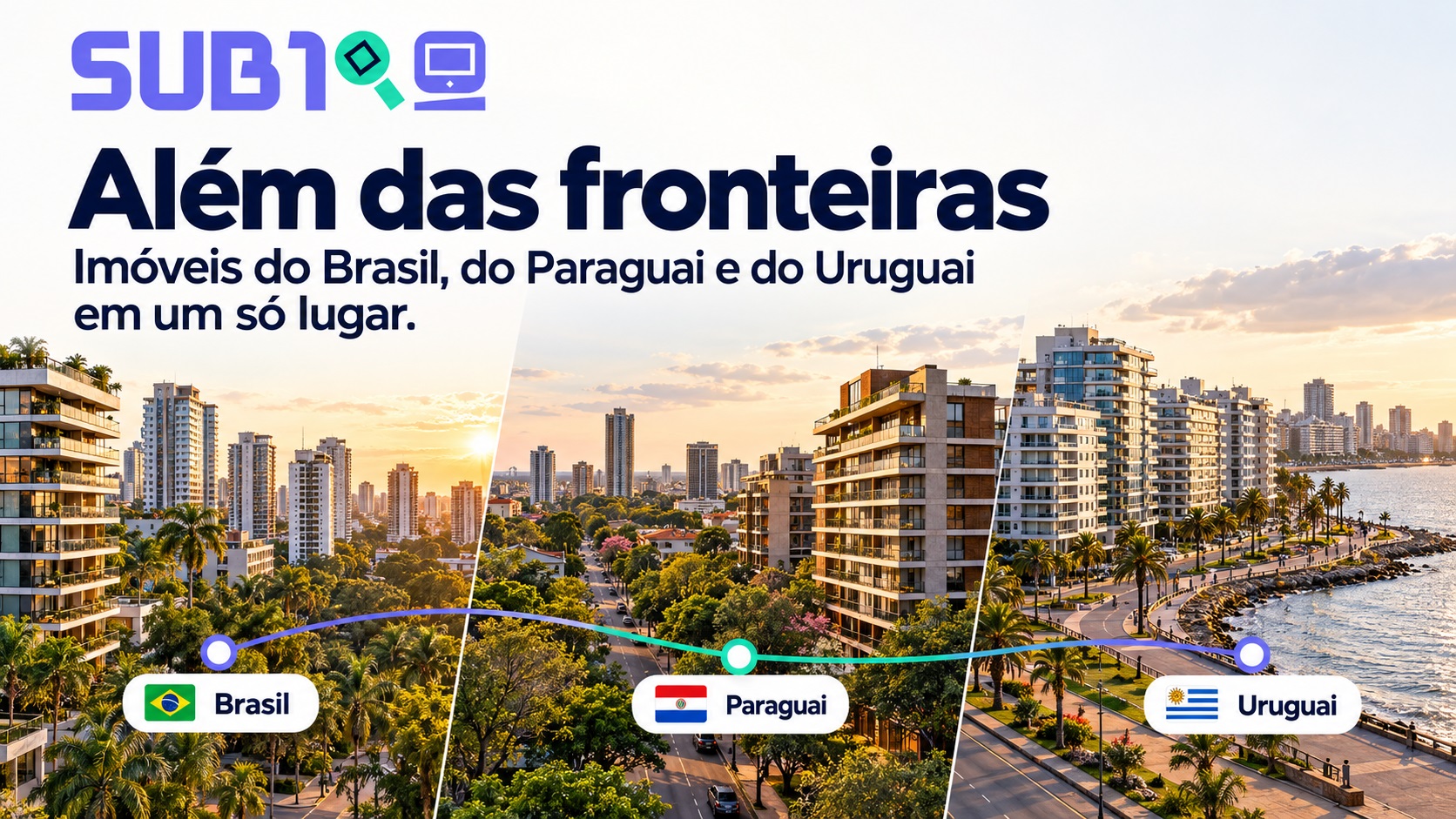 portal conectando imóveis e oportunidades no Brasil, Paraguai e Uruguai